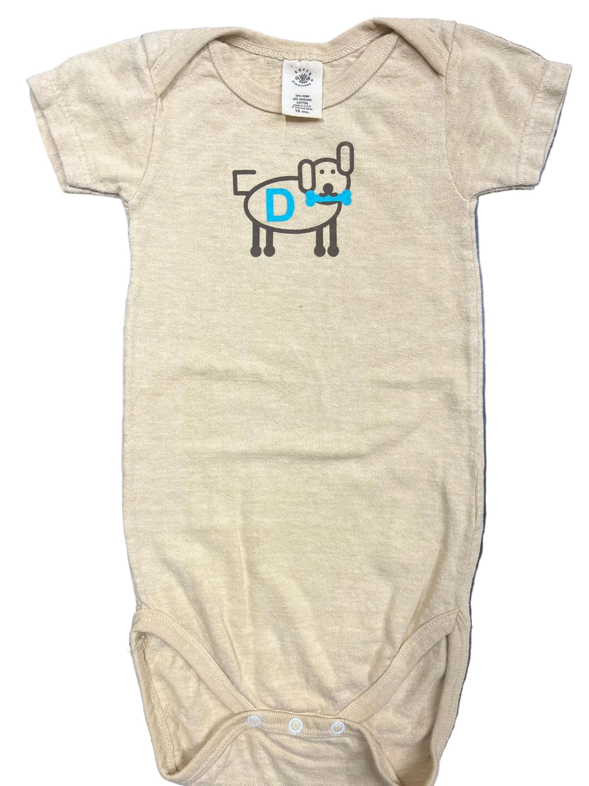 Learn by Wearing Designs Imprinted on Made in USA Hemp/Organic Cotton Baby Snappie
