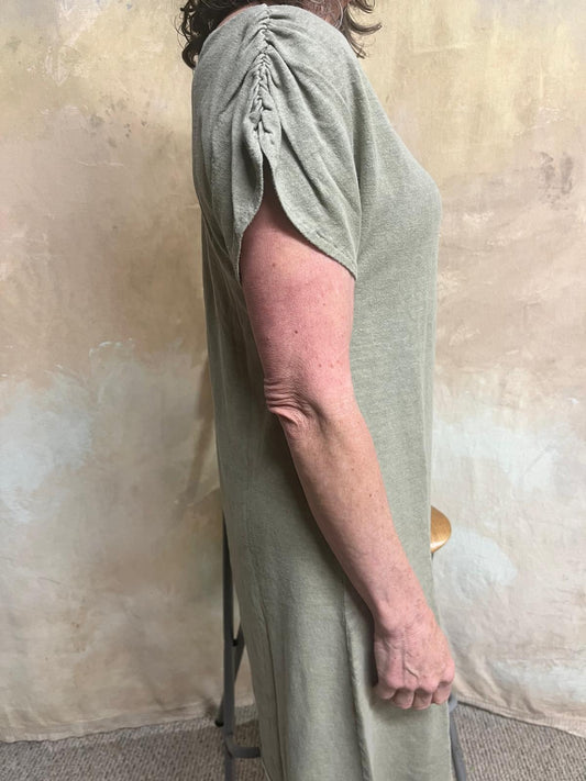 Chameleon Short Sleeve Hemp Organic Cotton Dress