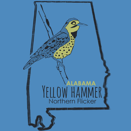 Yellowhammer Bird on Men's Short Sleeve Cotton Tee