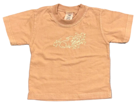 Rabbit Design Imprinted on 100% Organic Cotton