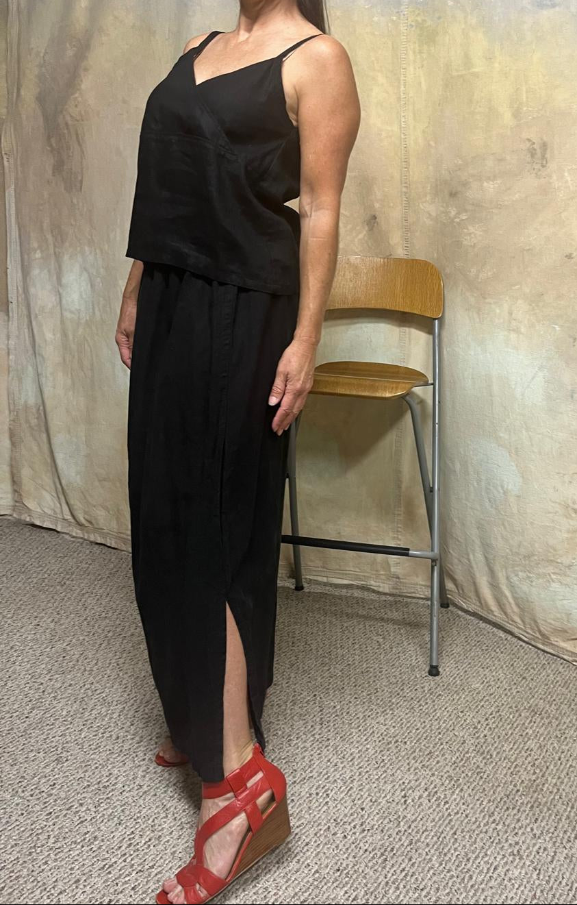 Linen Maxi Skirt