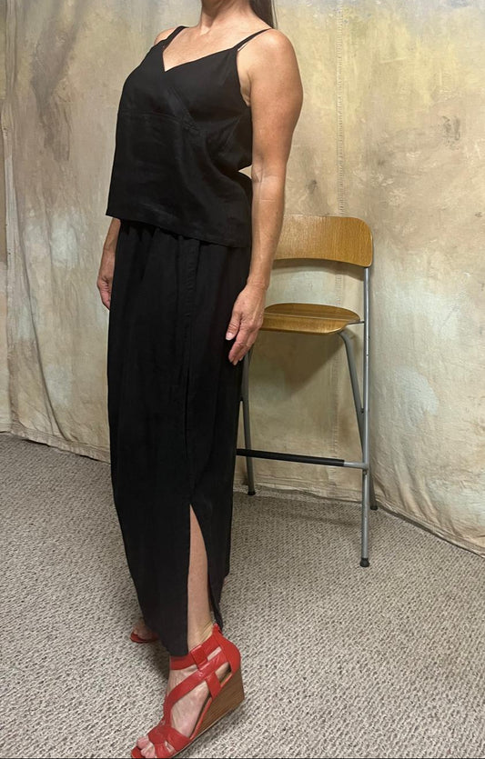 Linen Maxi Skirt
