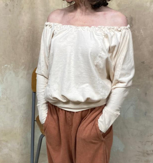 Meadow Breeze Long Sleeve Top on Hemp Organic Cotton