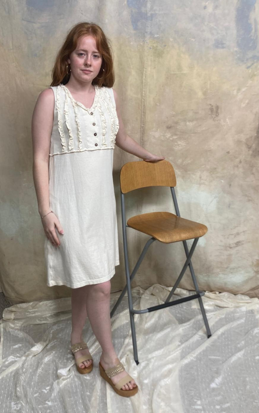 Willow Ladies Sleeveless Hemp Organic Cotton Dress