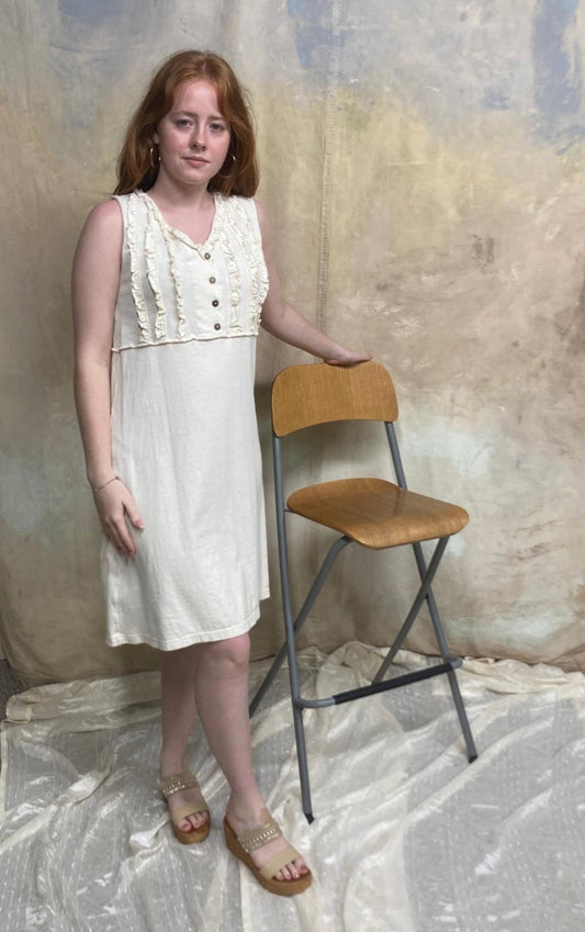 Willow Ladies Sleeveless Hemp Organic Cotton Dress