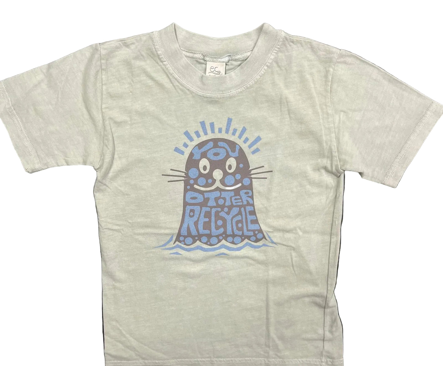 You Otter Recycle on Toddler/Youth Organic Cotton Tee
