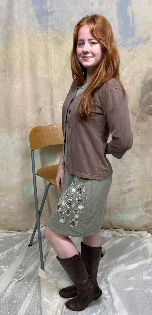 Earthlight 3/4 Sleeve Cardigan in Hemp & Organic Cotton