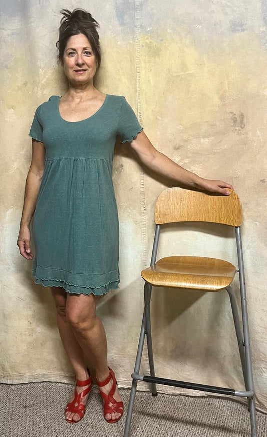 Willow Dress Short Sleeve Hemp Organic Cotton Dress