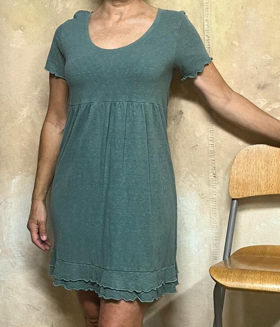 Willow Dress Short Sleeve Hemp Organic Cotton Dress