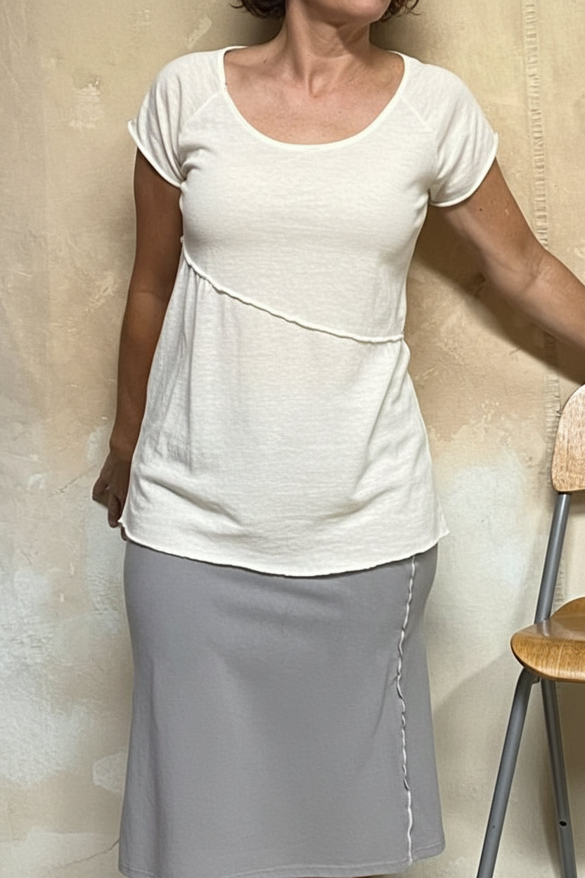 Sunbeam Hemp & Organic Cotton Top in Short Sleeve