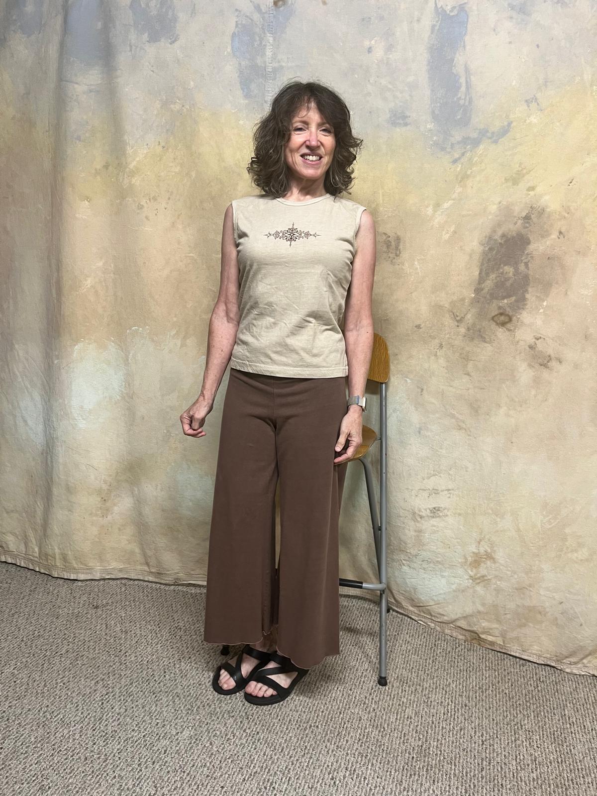 Willow Wide Leg Organic Cotton Lycra Pants