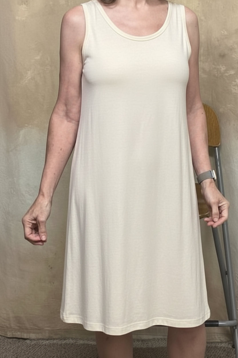 Tree of Life Sleeveless Hemp Organic Cotton Dress