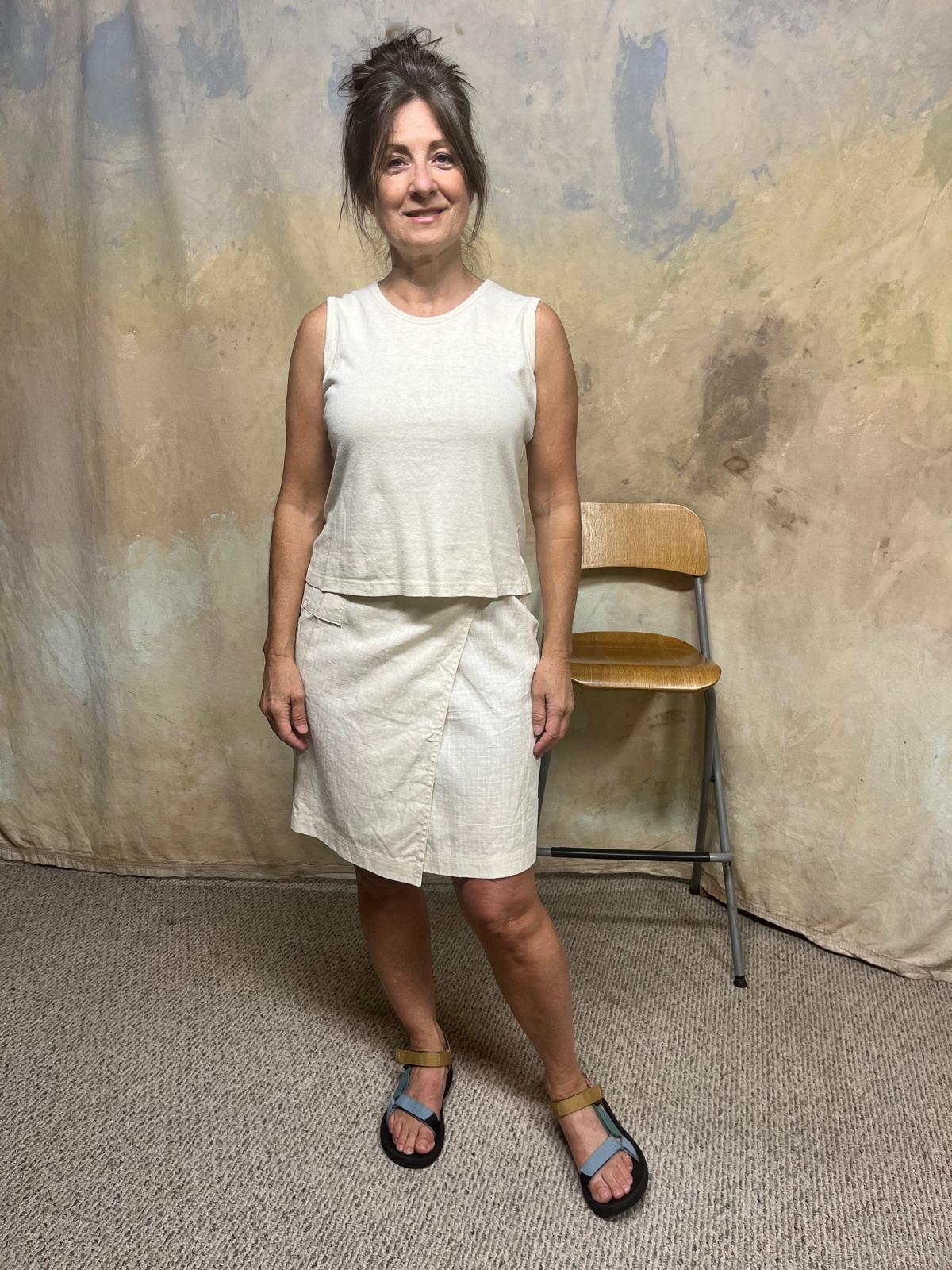 Sleeveless Hemp & Organic Cotton Top