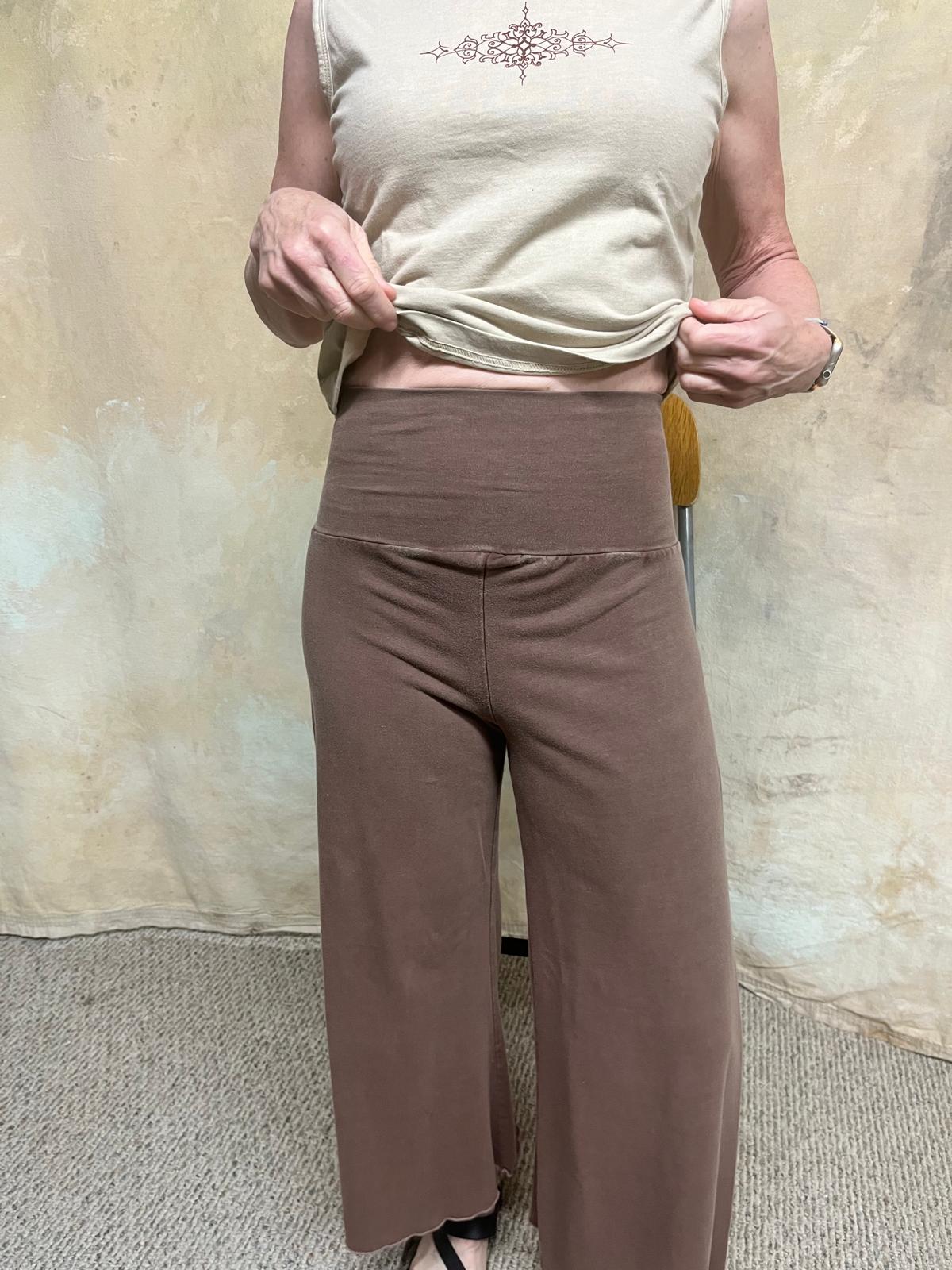 Willow Wide Leg Organic Cotton Lycra Pants
