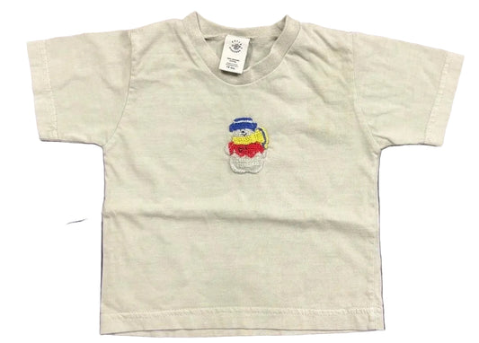 Honey Bear Design Imprinted on 100% Organic Cotton