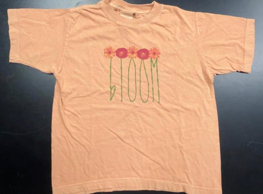 Bloom Design imprinted on 100% Organic Cotton